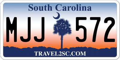SC license plate MJJ572