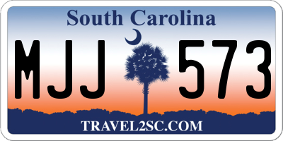 SC license plate MJJ573