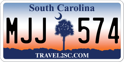 SC license plate MJJ574