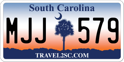 SC license plate MJJ579