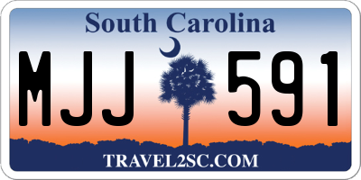 SC license plate MJJ591