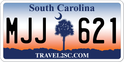 SC license plate MJJ621