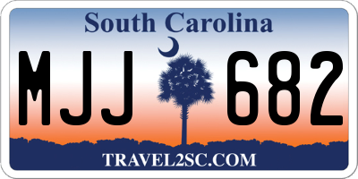 SC license plate MJJ682