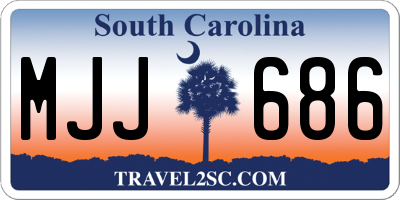 SC license plate MJJ686
