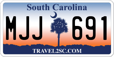 SC license plate MJJ691