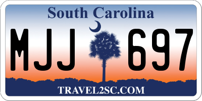 SC license plate MJJ697