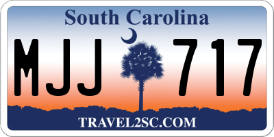 SC license plate MJJ717