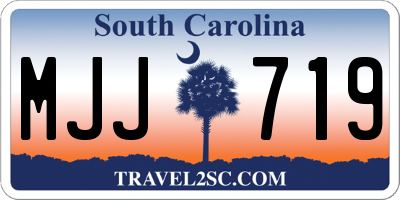 SC license plate MJJ719