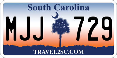 SC license plate MJJ729