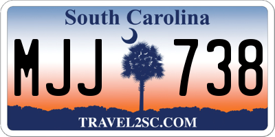 SC license plate MJJ738