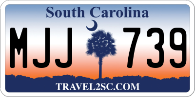 SC license plate MJJ739