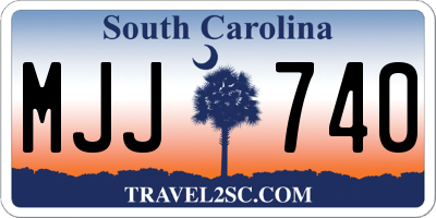 SC license plate MJJ740