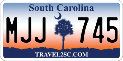 SC license plate MJJ745