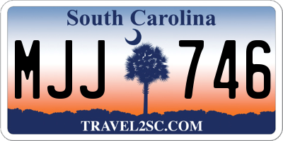 SC license plate MJJ746