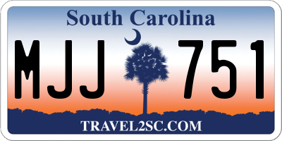 SC license plate MJJ751