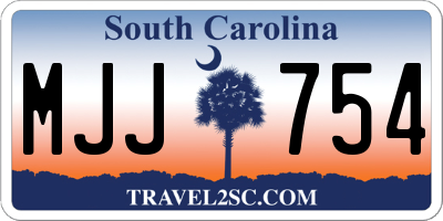 SC license plate MJJ754