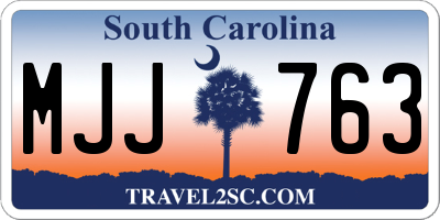 SC license plate MJJ763