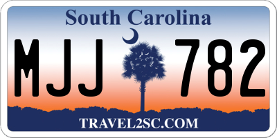 SC license plate MJJ782
