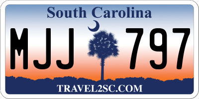 SC license plate MJJ797