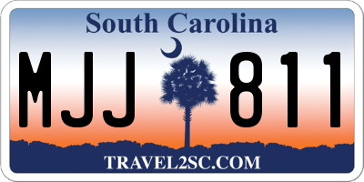 SC license plate MJJ811