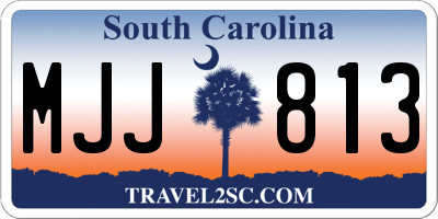 SC license plate MJJ813