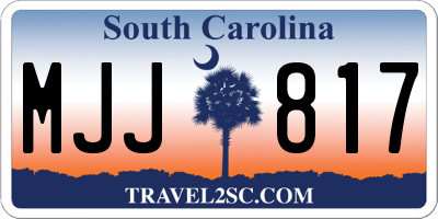 SC license plate MJJ817