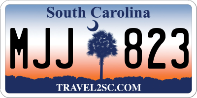 SC license plate MJJ823