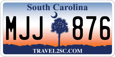 SC license plate MJJ876