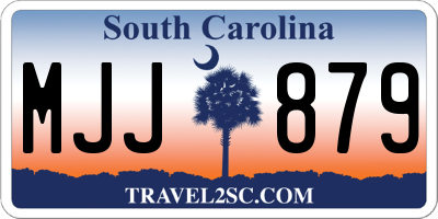 SC license plate MJJ879