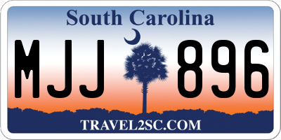SC license plate MJJ896