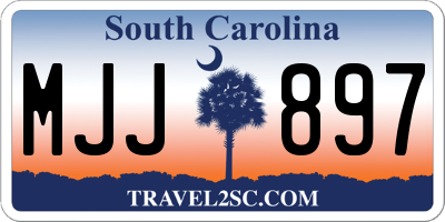 SC license plate MJJ897