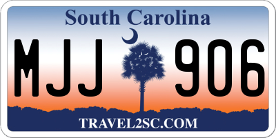 SC license plate MJJ906