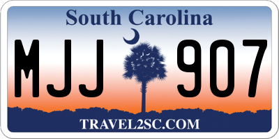 SC license plate MJJ907