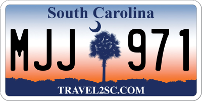 SC license plate MJJ971