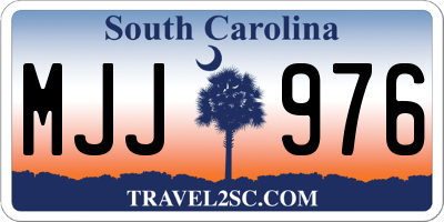 SC license plate MJJ976