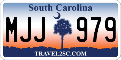 SC license plate MJJ979