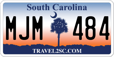 SC license plate MJM484