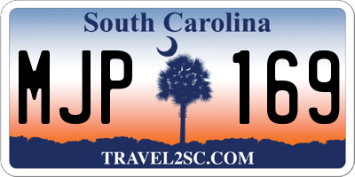 SC license plate MJP169