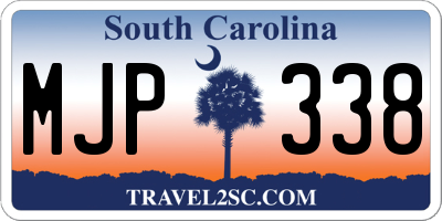SC license plate MJP338