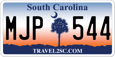 SC license plate MJP544
