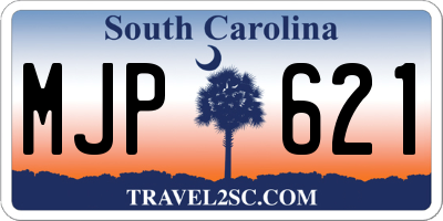 SC license plate MJP621
