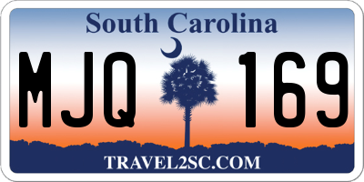 SC license plate MJQ169
