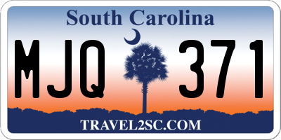 SC license plate MJQ371