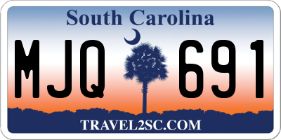 SC license plate MJQ691