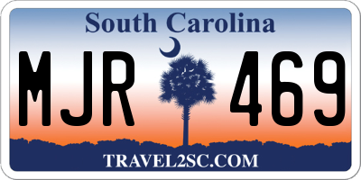 SC license plate MJR469