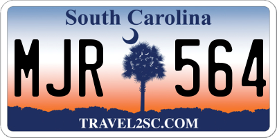SC license plate MJR564