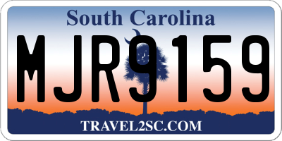 SC license plate MJR9159