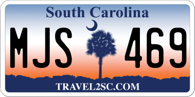 SC license plate MJS469