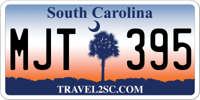 SC license plate MJT395