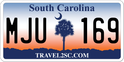 SC license plate MJU169